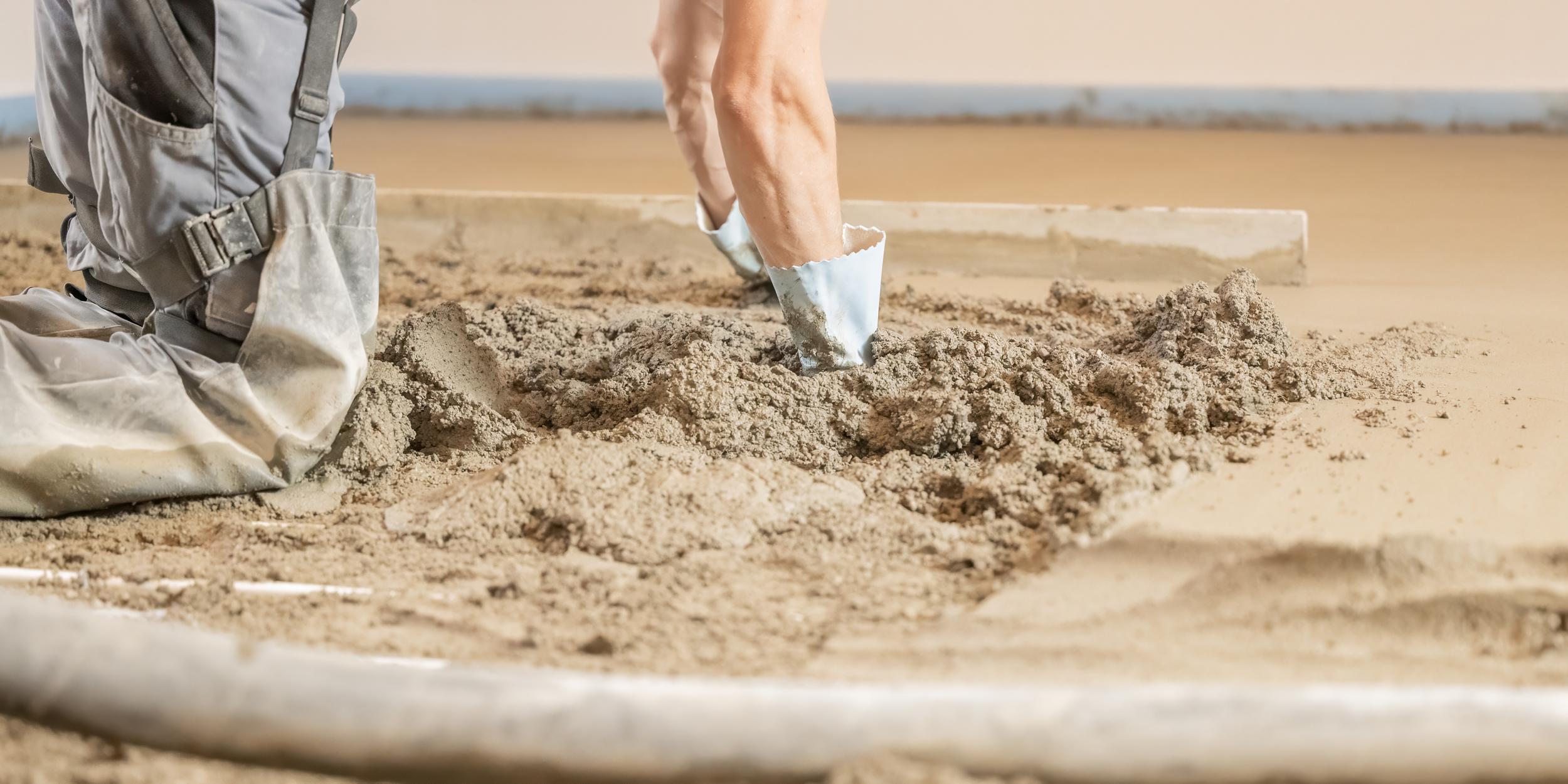 Estrich für Fußbodenheizsysteme